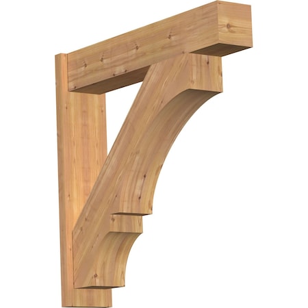 Ekena Millwork Balboa Block Smooth Outlooker, Western Red Cedar, 7 1/2"W x 36"D x 36"H OUT08X36X36BOA05SWR